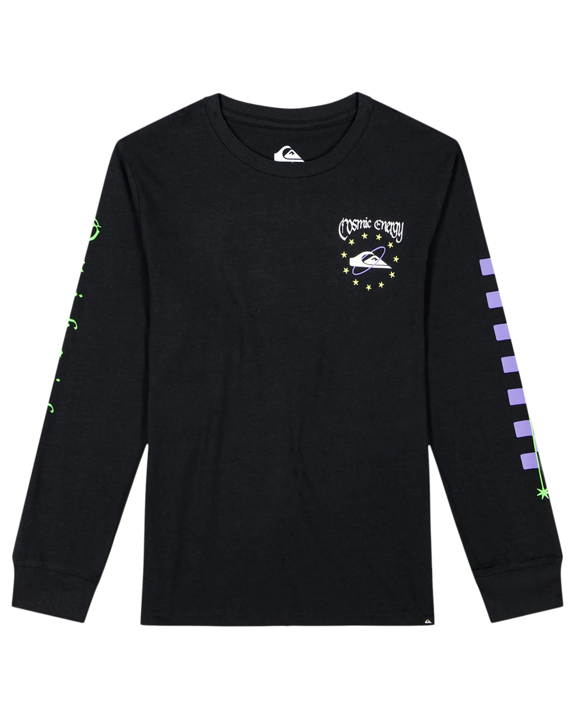 Boys 8-16 Qs Cosmic Long Sleeve T-Shirt - Black sold by Quiksilver