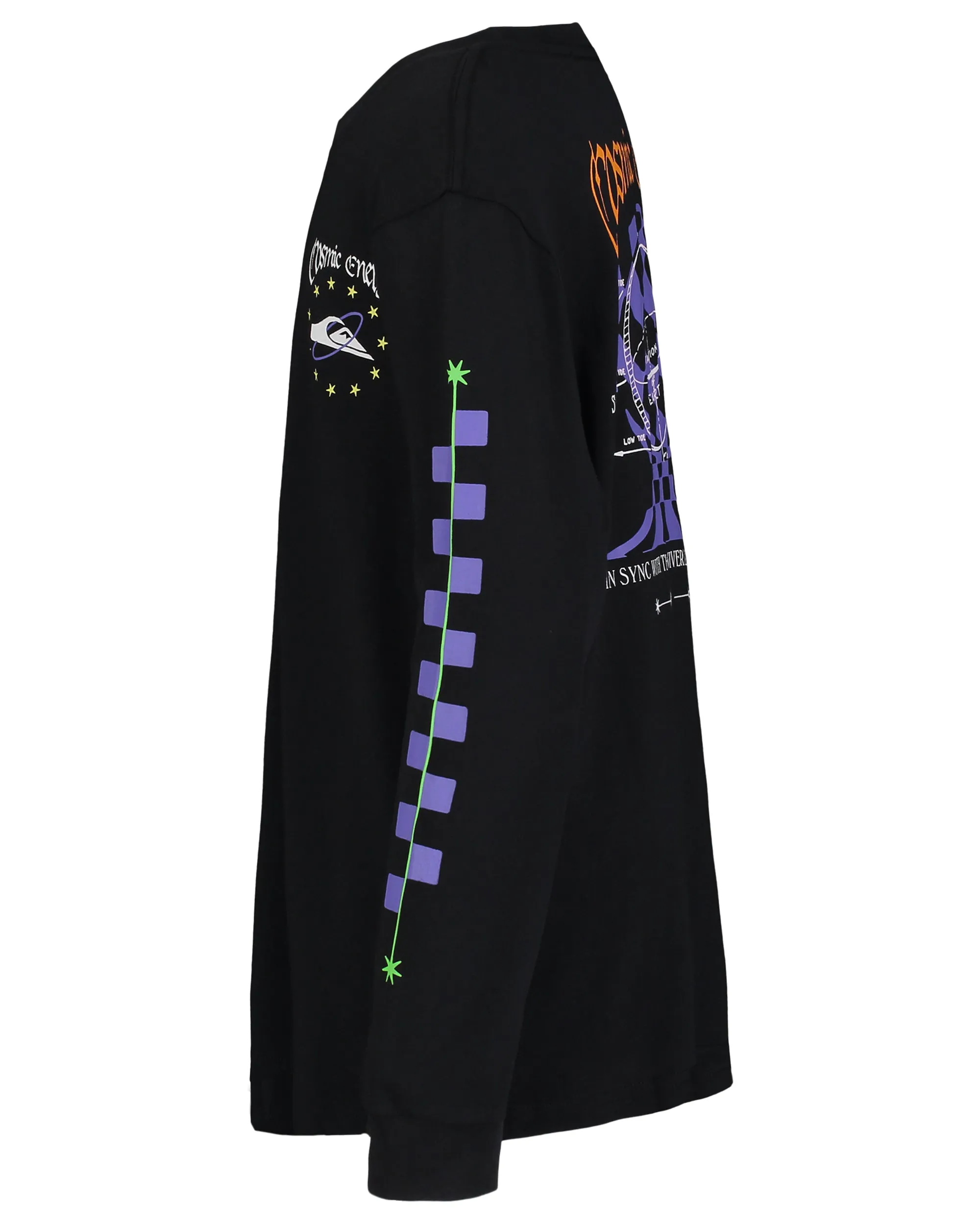 Boys 8-16 Qs Cosmic Long Sleeve T-Shirt - Black sold by Quiksilver product image thumbnail 3
