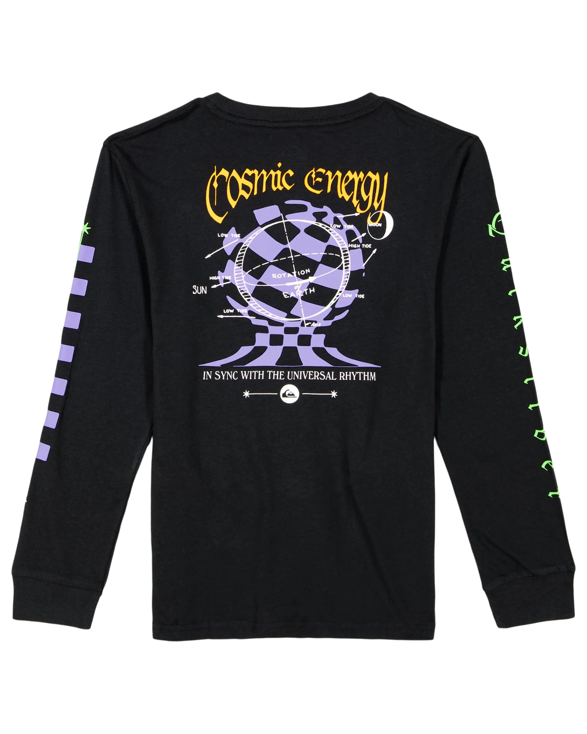 Boys 8-16 Qs Cosmic Long Sleeve T-Shirt - Black sold by Quiksilver product image thumbnail 2