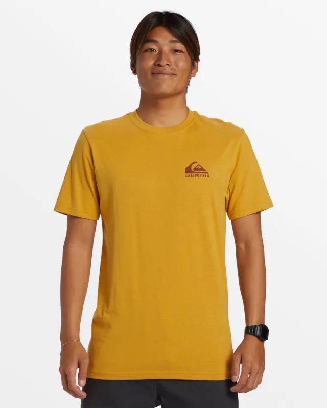 Ca Point Breaks T-Shirt - Mustard sold by Quiksilver