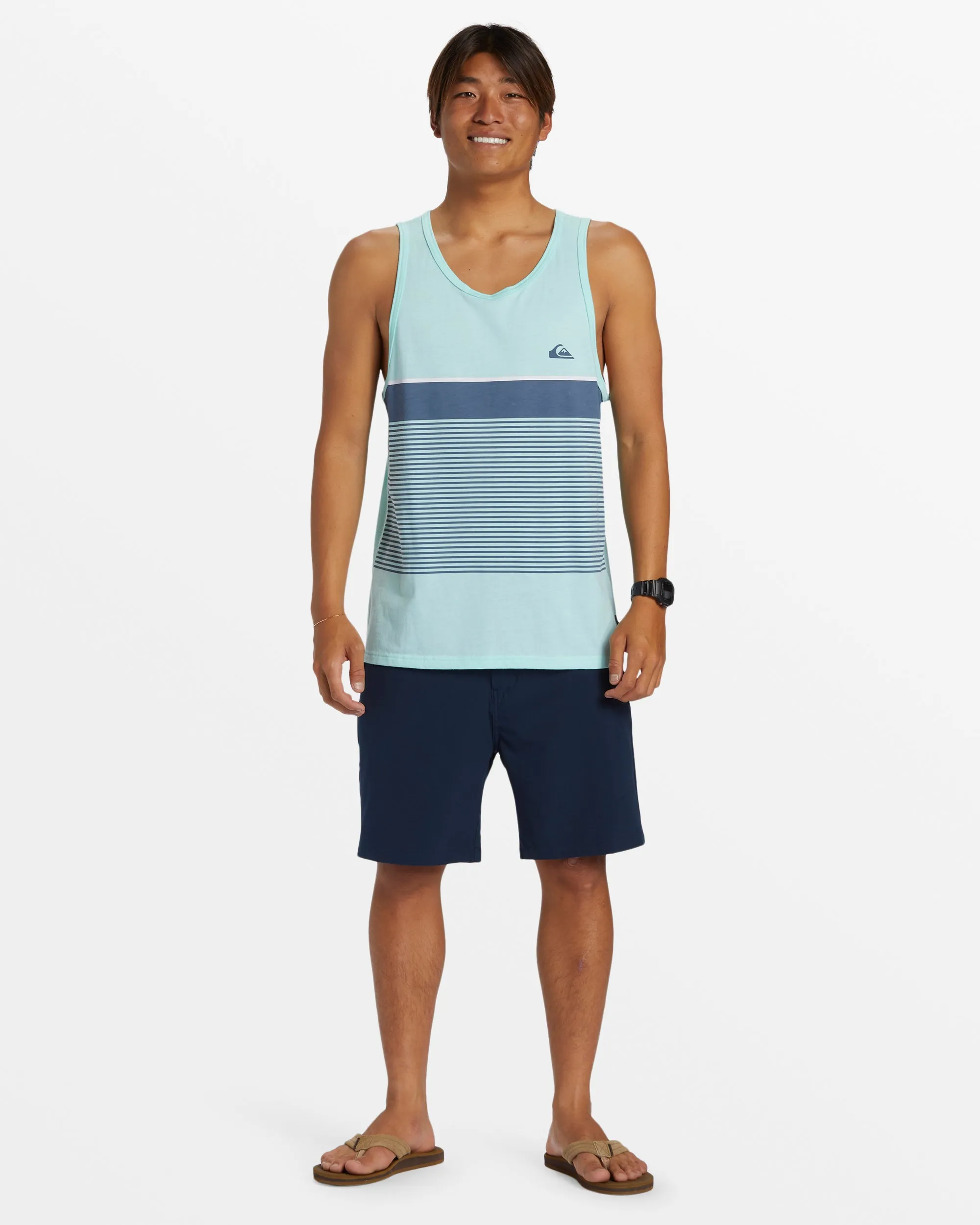 Tijuana Stripe Tank Top - Beach Glass Heather sold by Quiksilver product image thumbnail 3