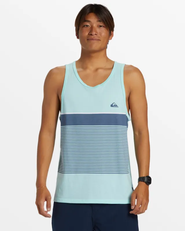 Tijuana Stripe Tank Top - Beach Glass Heather sold by Quiksilver