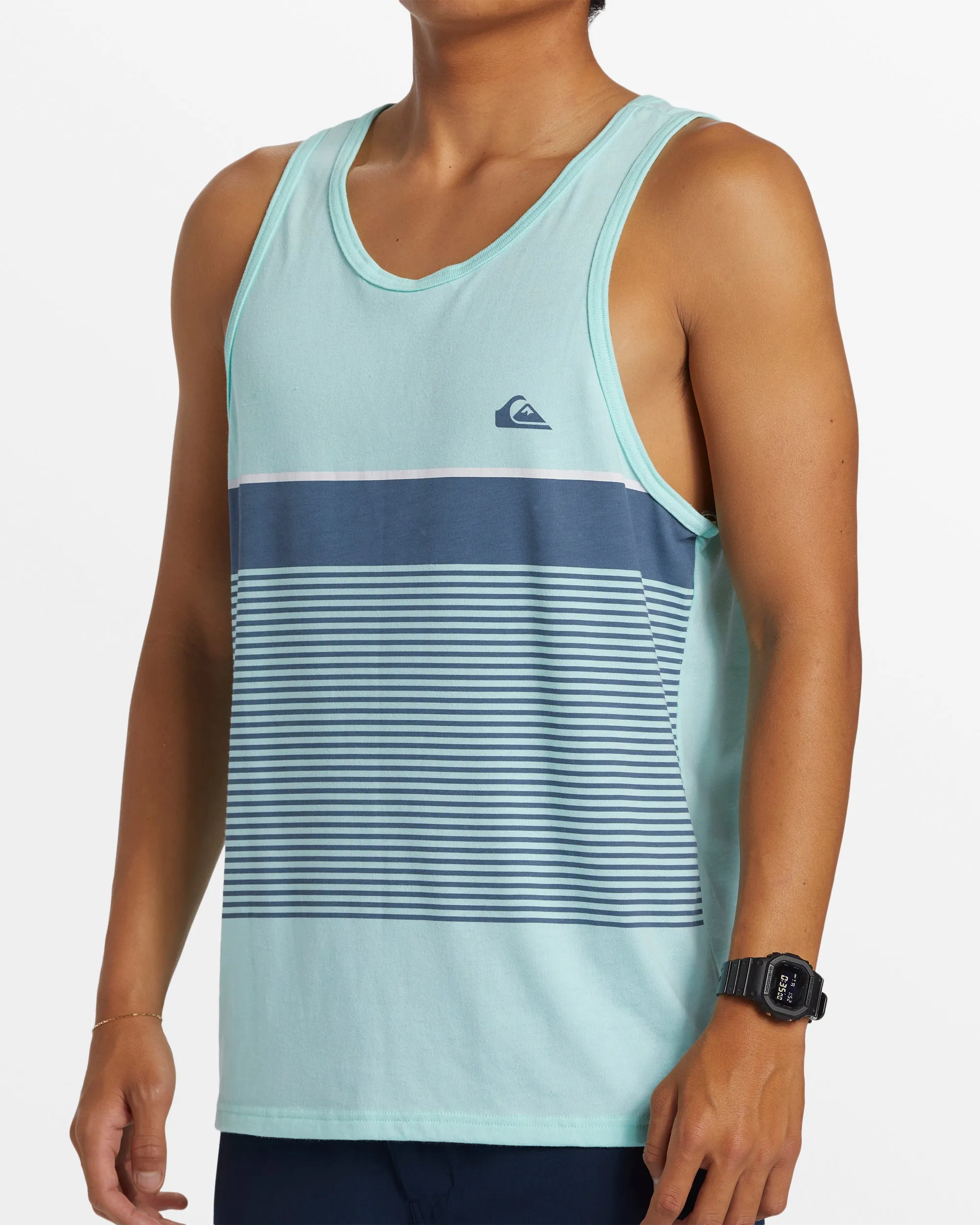 Tijuana Stripe Tank Top - Beach Glass Heather sold by Quiksilver product image thumbnail 5