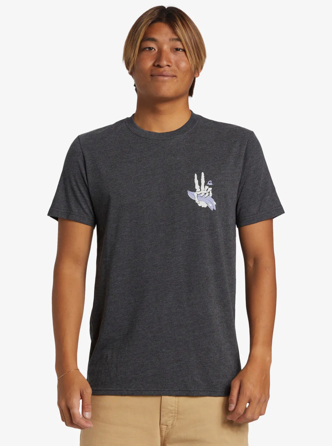 Peace Out T-Shirt - Charcoal Heather sold by Quiksilver product image thumbnail 3