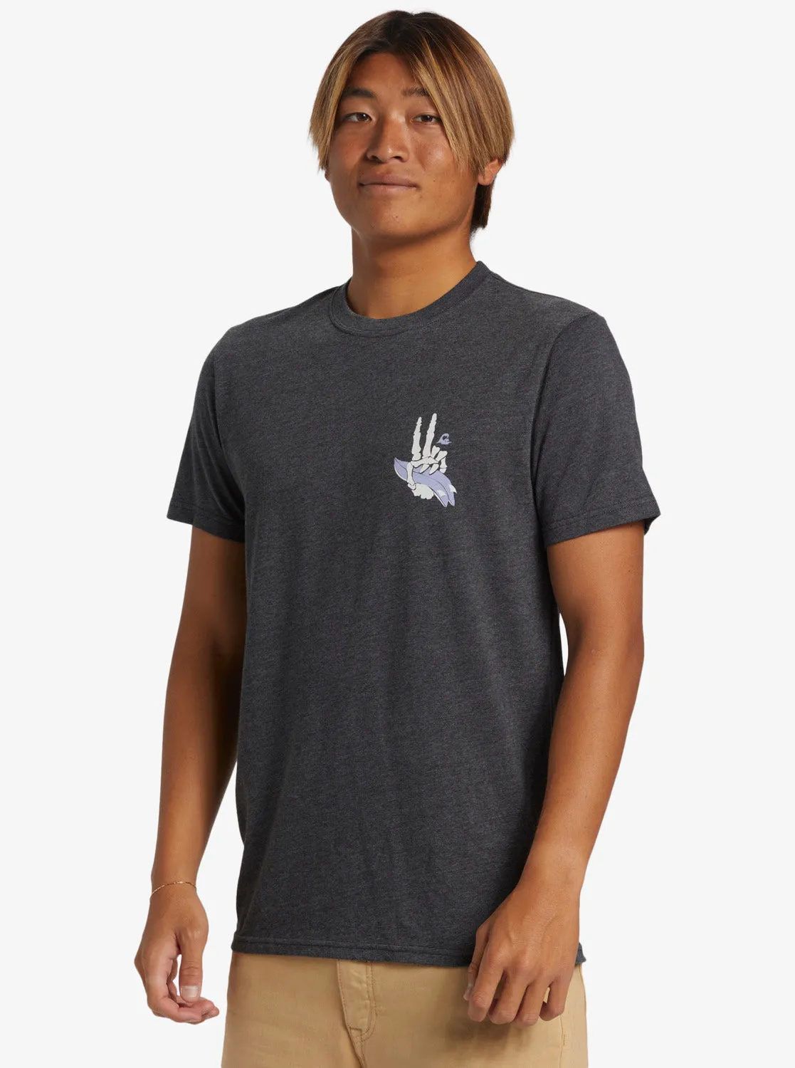 Peace Out T-Shirt - Charcoal Heather sold by Quiksilver product image thumbnail 4
