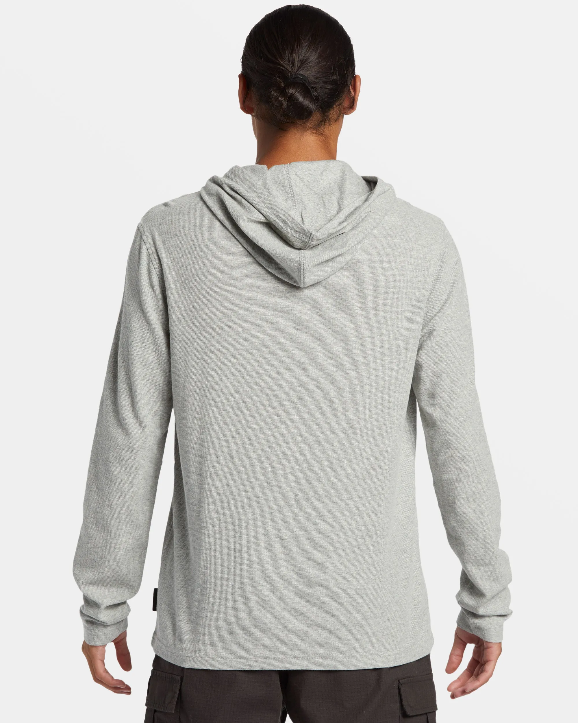 Drills Long Sleeve Thermal Hoodie - Grey Heather sold by Quiksilver product image thumbnail 2