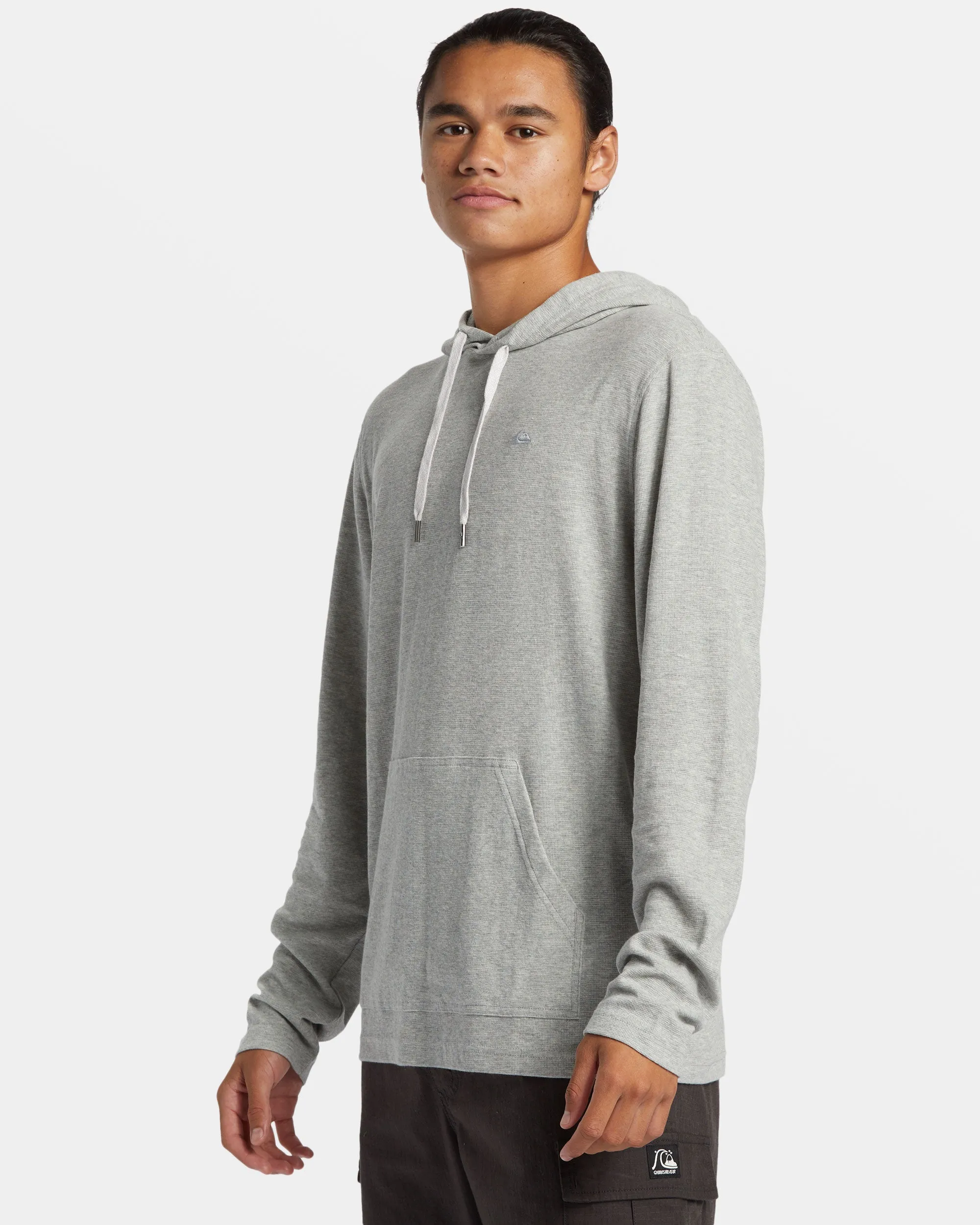 Drills Long Sleeve Thermal Hoodie - Grey Heather sold by Quiksilver product image thumbnail 4