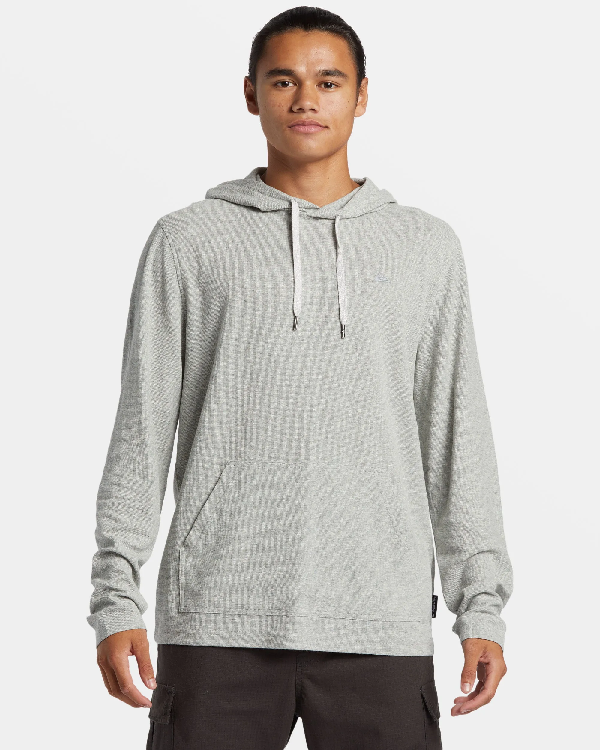 Drills Long Sleeve Thermal Hoodie - Grey Heather sold by Quiksilver