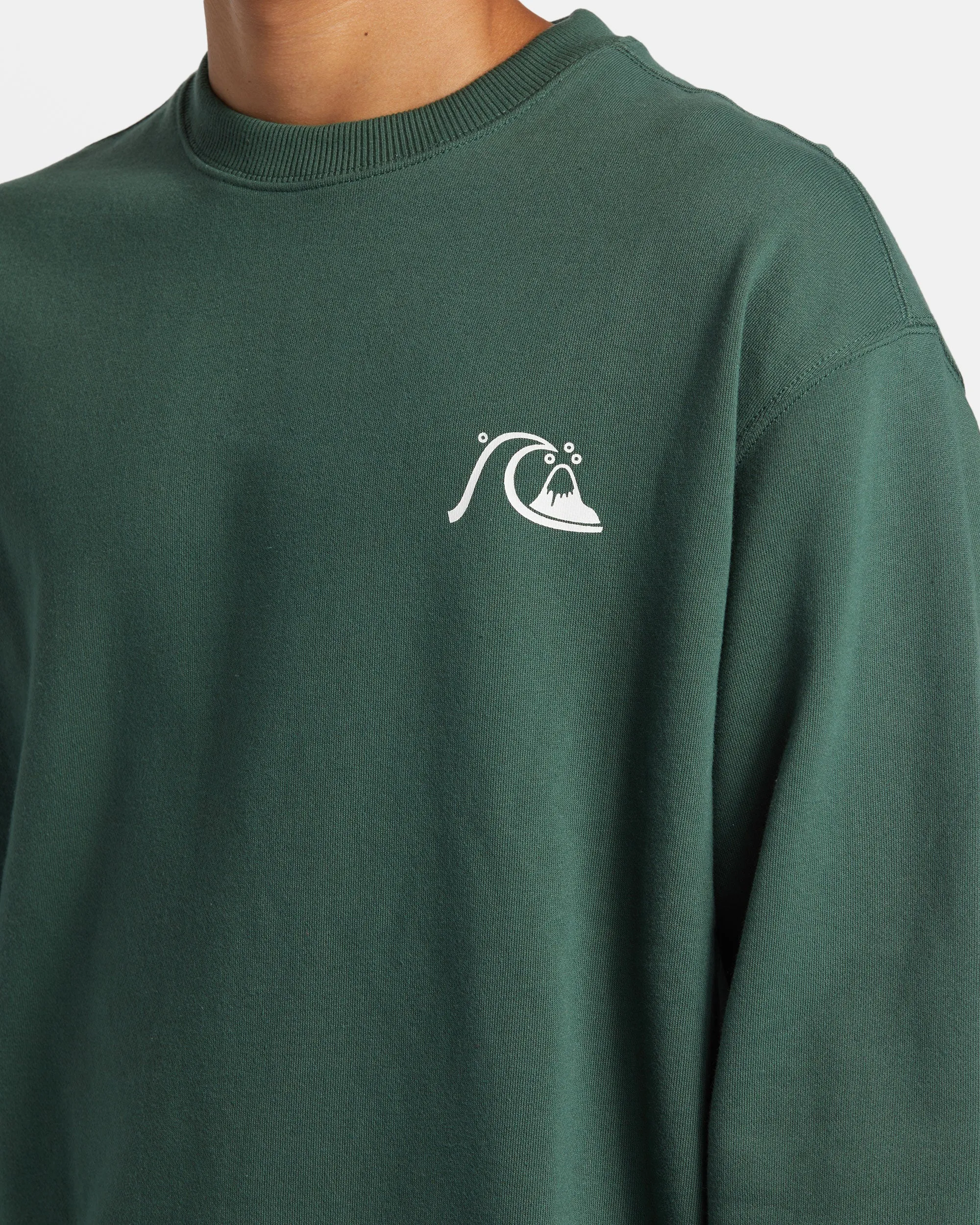 DNA Bubble Logo Crew Neck Sweatshirt - Forest sold by Quiksilver product image thumbnail 5