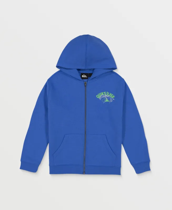 Boys 2-7 Over The Wave Hoodie - Nebulas Blue sold by Quiksilver