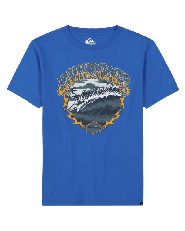 Boys 8-16 Wavy Shred T-Shirt - Nebulas Blue sold by Quiksilver