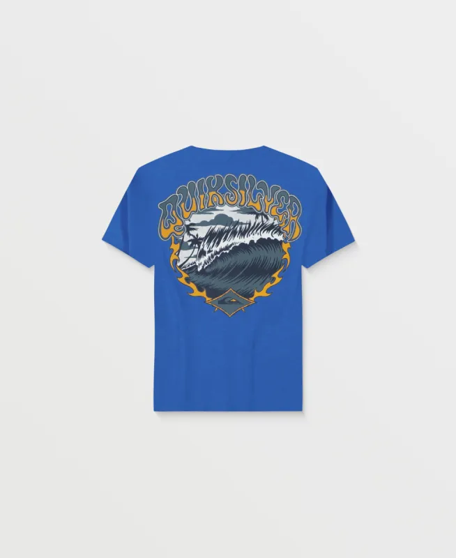 Boys 2-7 Wavy Shred T-Shirt - Nebulas Blue sold by Quiksilver