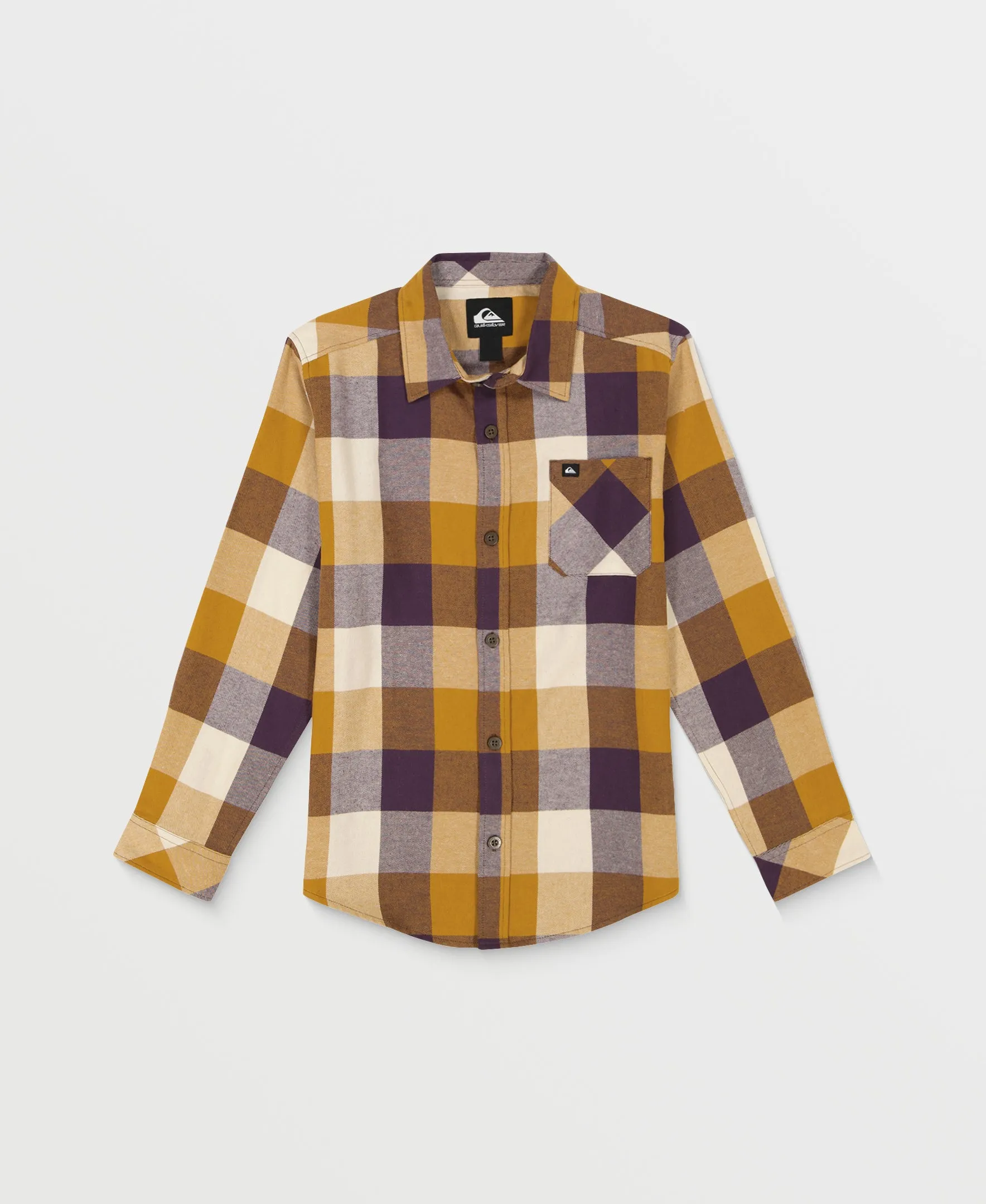 Boys 2-7 Mother Fly Long Sleeve Flannel Shirt - Bone Brown sold by Quiksilver