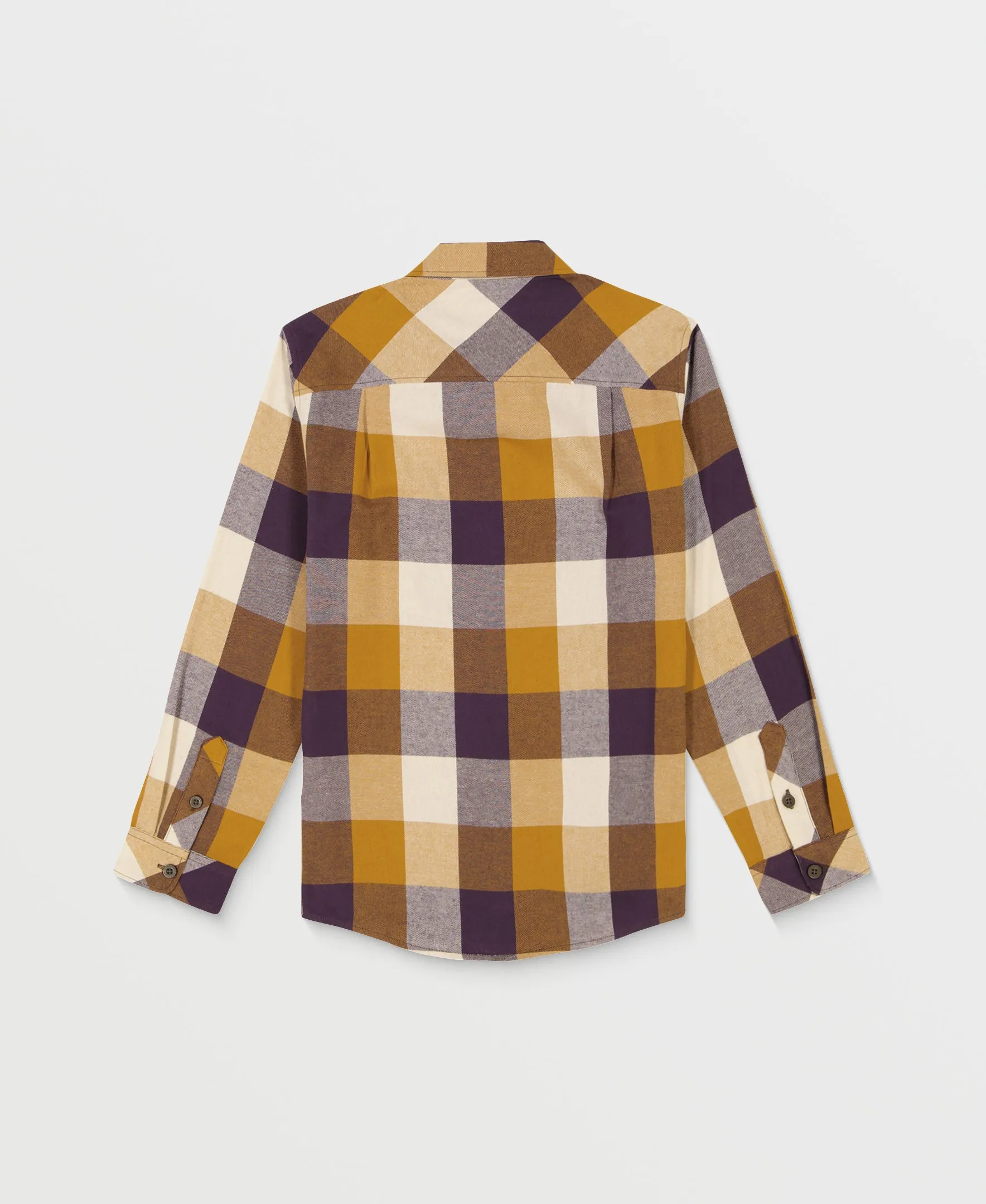 Boys 2-7 Mother Fly Long Sleeve Flannel Shirt - Bone Brown sold by Quiksilver product image thumbnail 2