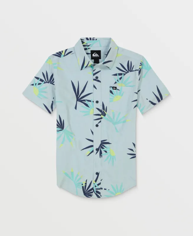 Boys 2-7 Palms Classics Short Sleeve Shirt - Ice Flow sold by Quiksilver