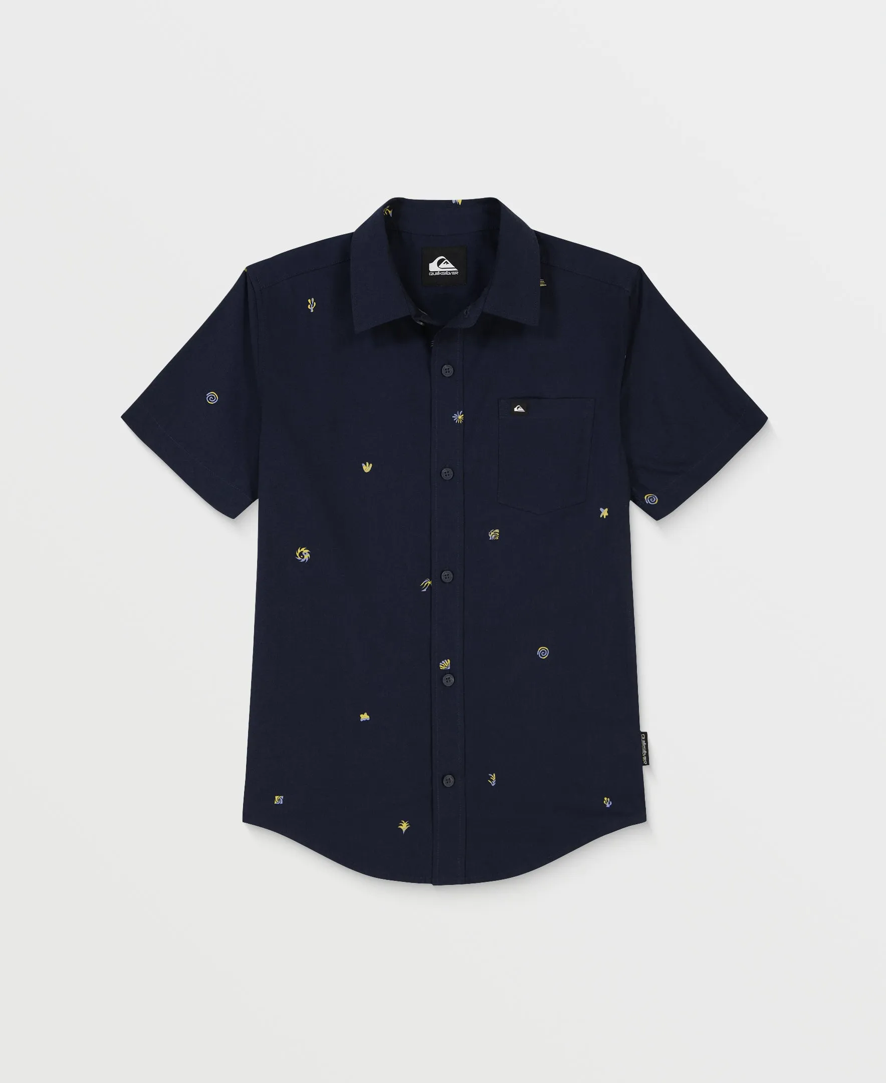 Boys 8-16 Apero Classics Short Sleeve Shirt - Dark Navy sold by Quiksilver