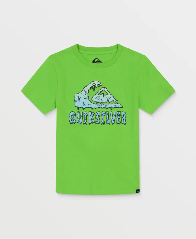 Boys 2-7 Slime Logo T-Shirt - Green Flash sold by Quiksilver