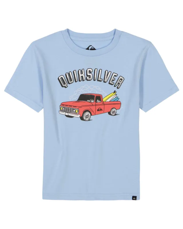 Boys 2-7 Burnin Out T-Shirt - Airy Blue sold by Quiksilver