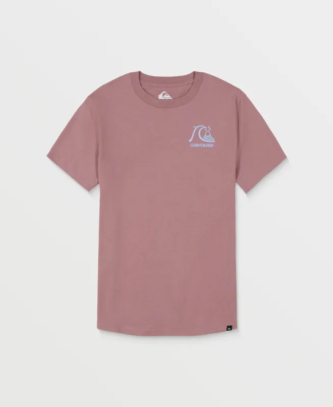Boys 8-16 Omni Checked T-Shirt - Grape Shake sold by Quiksilver