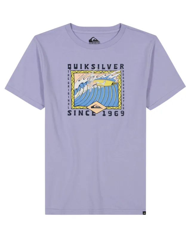 Boys 8-16 Retro Skull T-Shirt - Pale Iris sold by Quiksilver