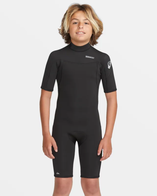 Boys 8-16 2/2mm Everyday Sessions Short Sleeve Spring Suit - Black sold by Quiksilver