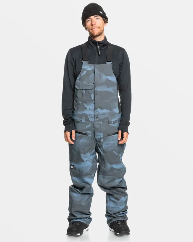 Utility Bib Snow Pants - Mountain Spray Flint Stone sold by Quiksilver