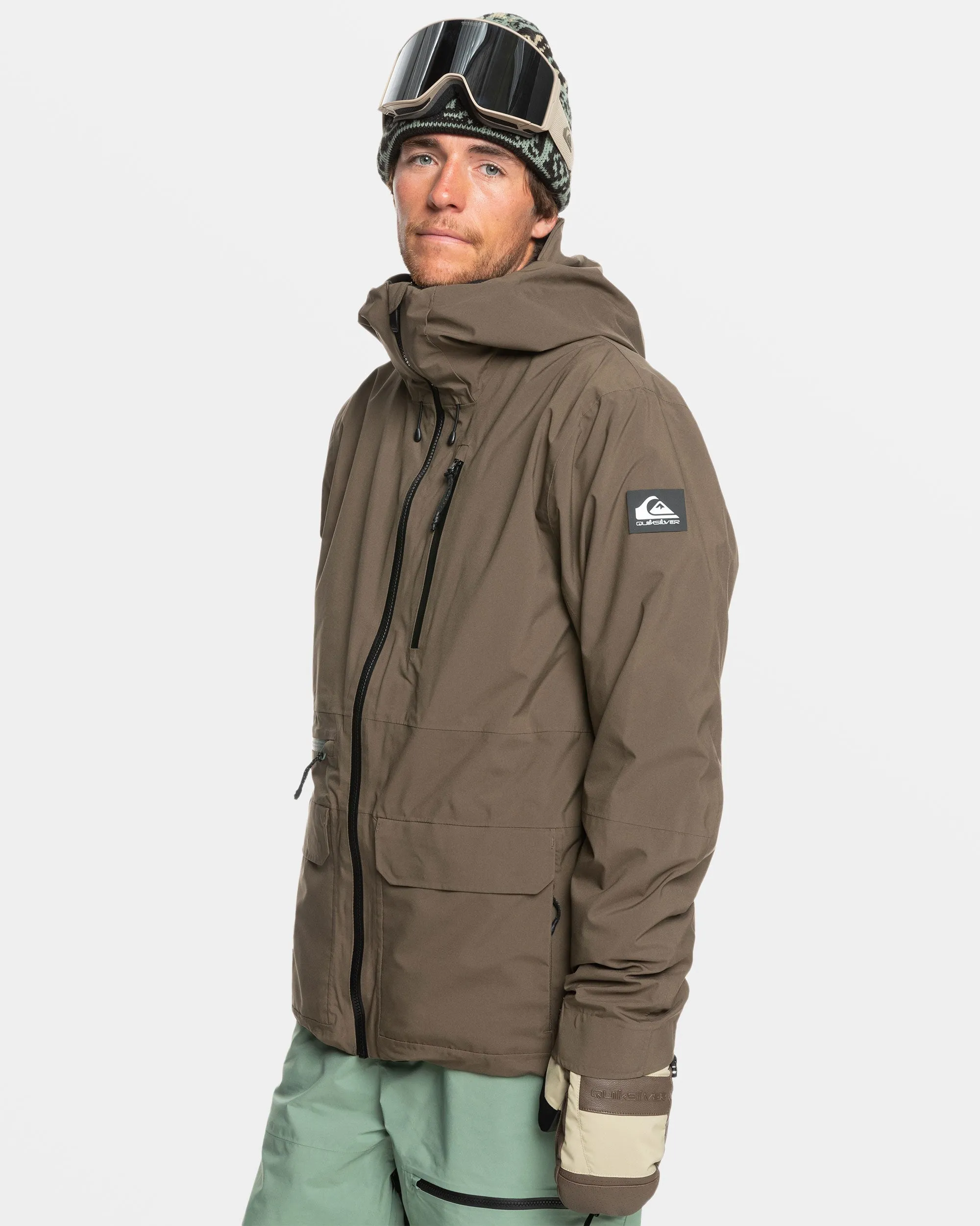 Quest Stretch 20K Snow Jacket - Canteen sold by Quiksilver product image thumbnail 4