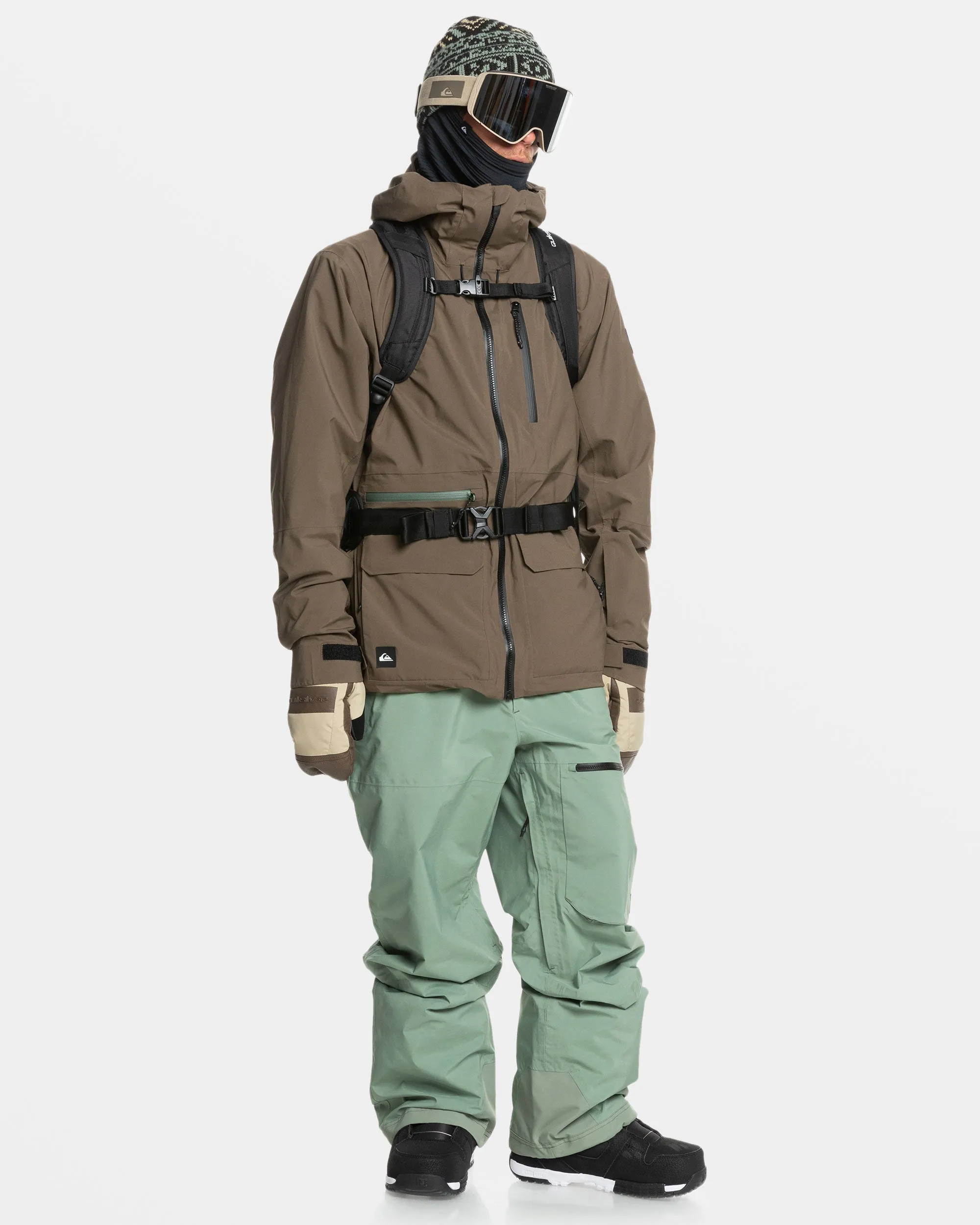 Quest Stretch 20K Snow Jacket - Canteen sold by Quiksilver product image thumbnail 3