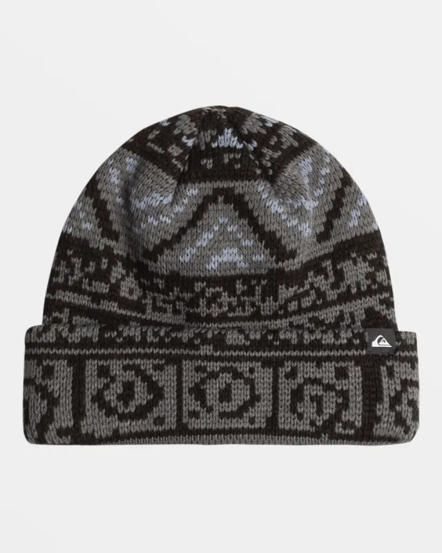 Archive Cuff Beanie - True Black sold by Quiksilver