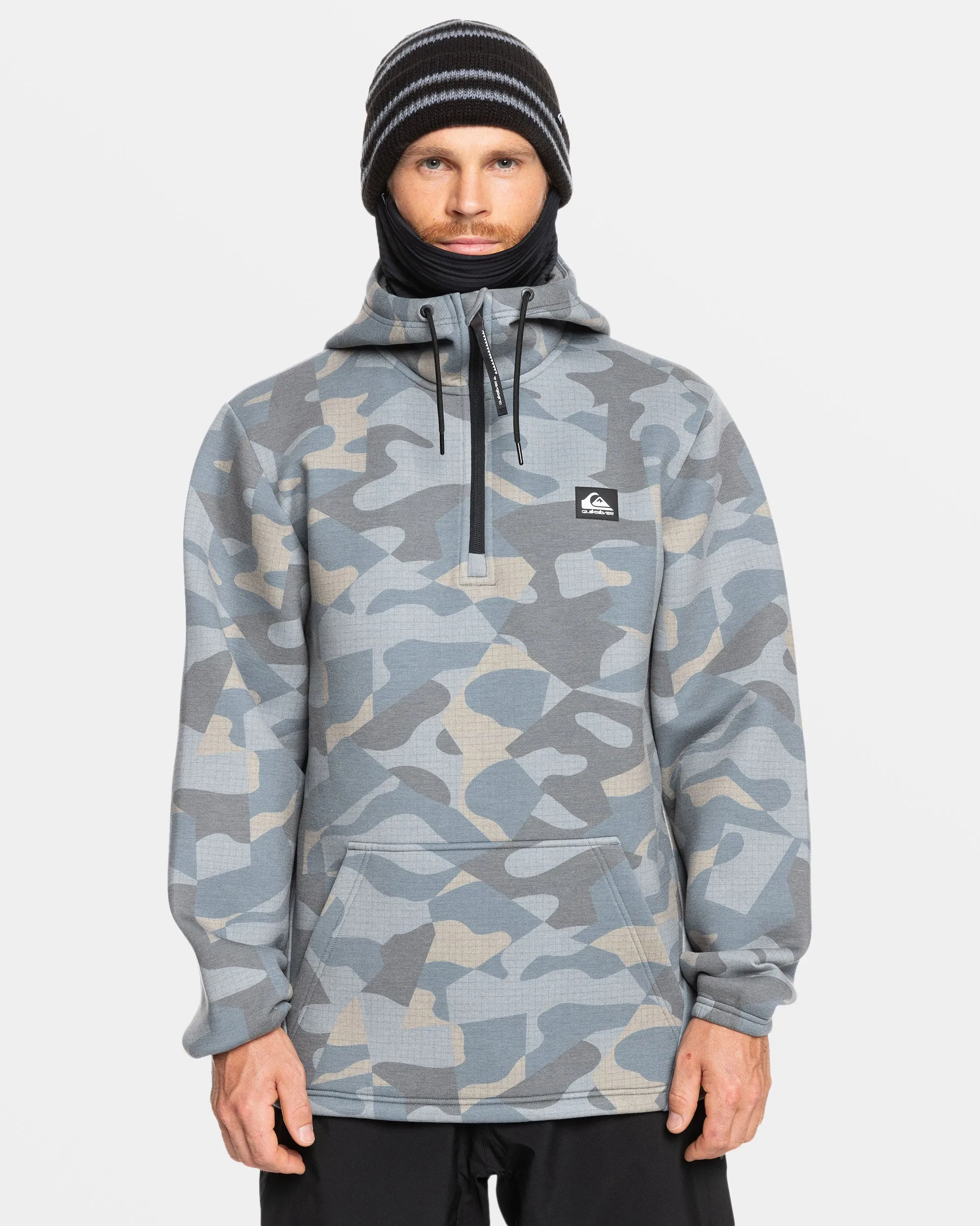Shredder Hoodie - Puzzle Camo Ice Flow sold by Quiksilver