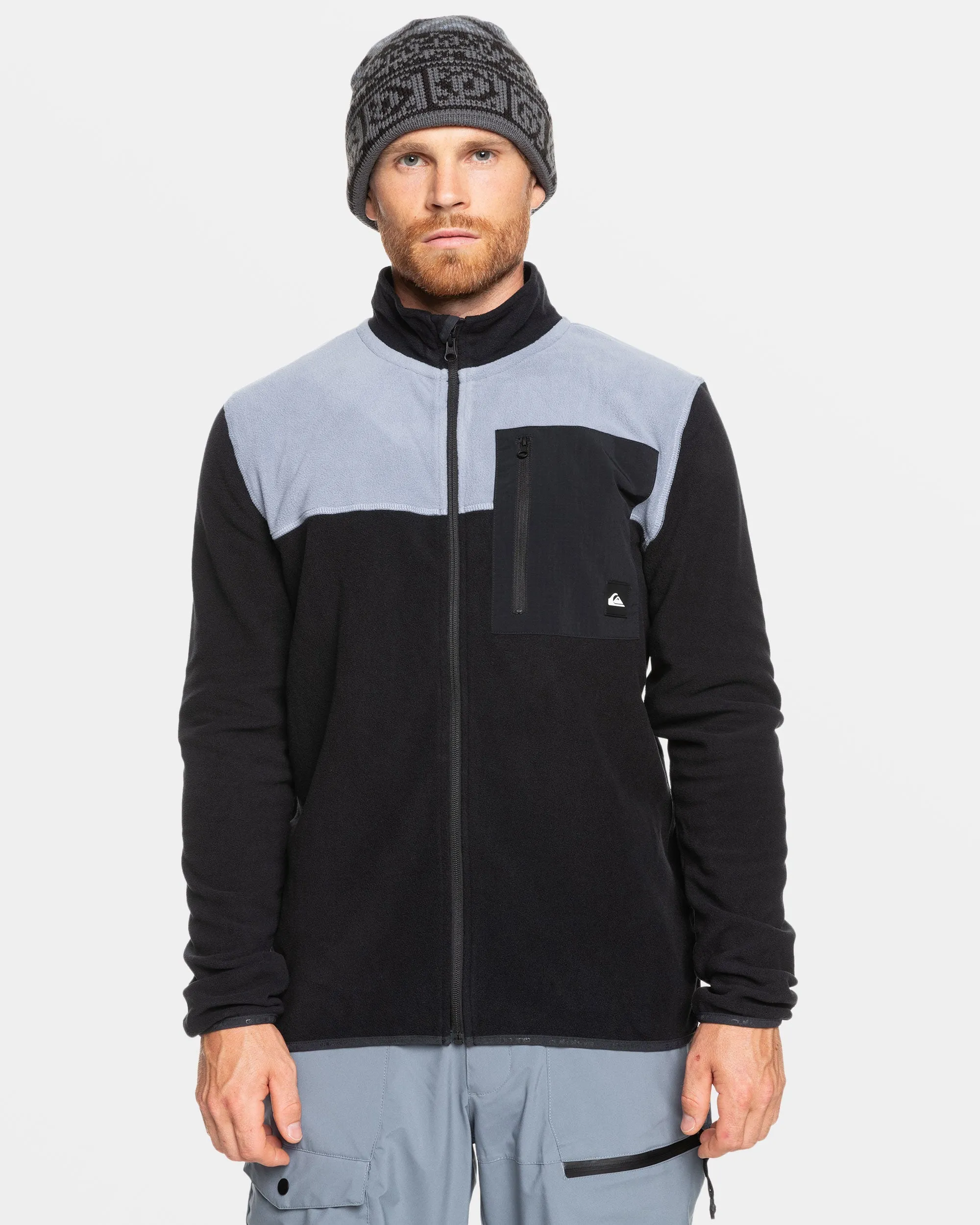 Aker Zip-Up Technical Fleece - True Black sold by Quiksilver product image thumbnail 4