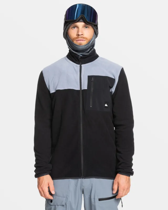 Aker Zip-Up Technical Fleece - True Black sold by Quiksilver