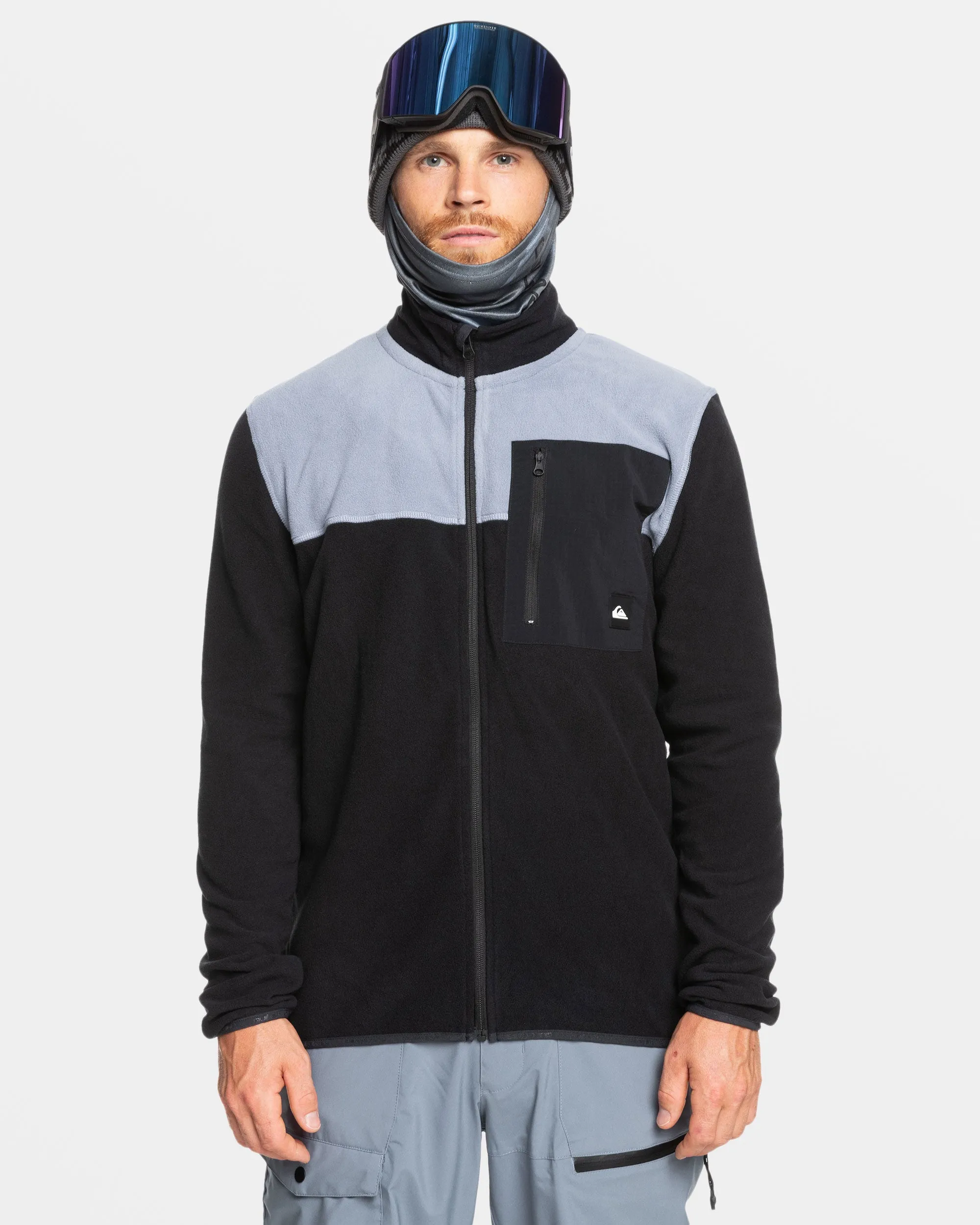 Aker Zip-Up Technical Fleece - True Black sold by Quiksilver