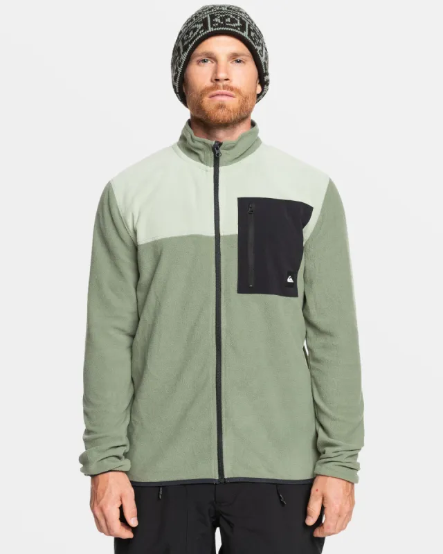 Aker Zip-Up Technical Fleece - Sea Spray sold by Quiksilver