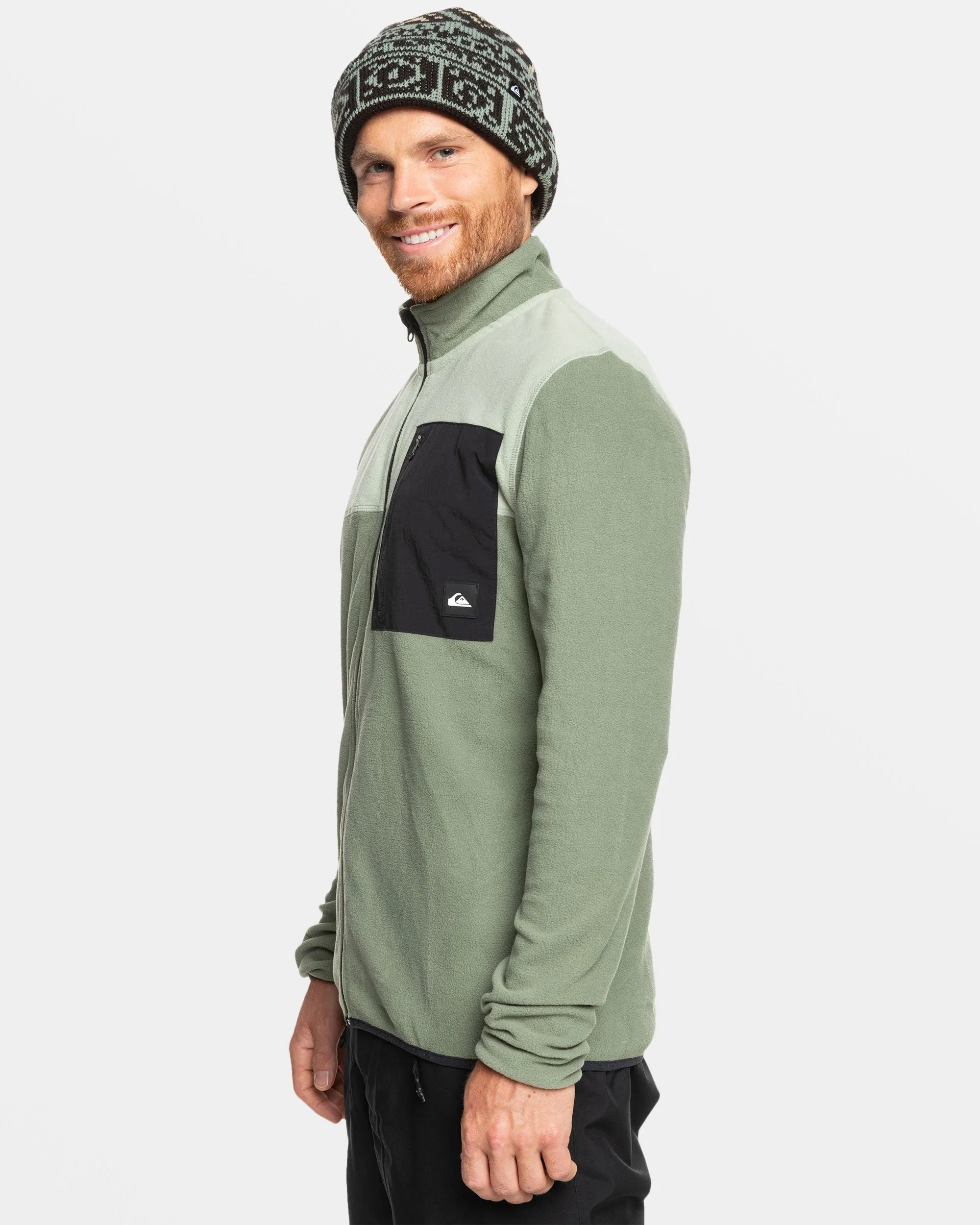 Aker Zip-Up Technical Fleece - Sea Spray sold by Quiksilver product image thumbnail 4
