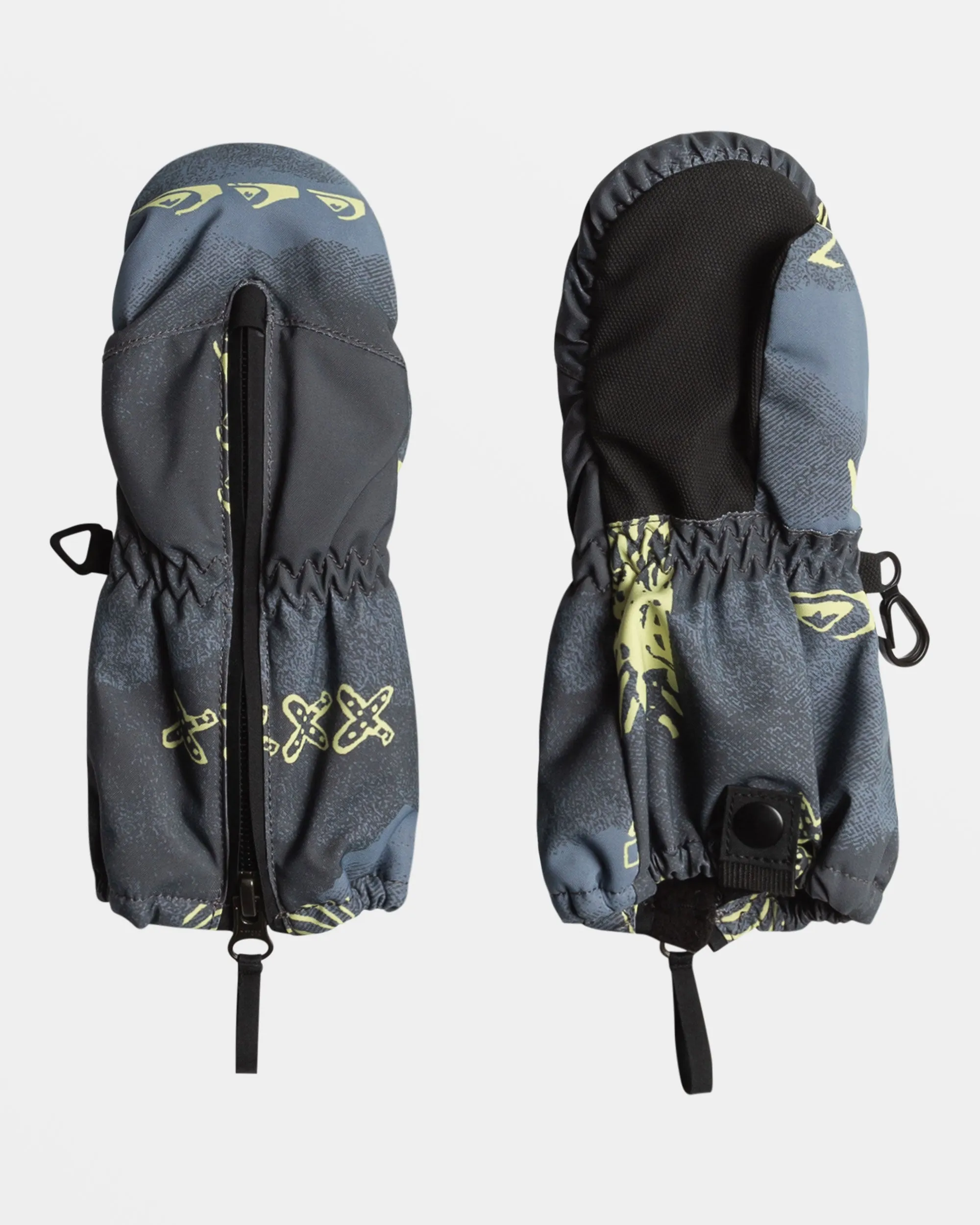 Boys 2-7 Indie Snow Mittens - Shadow Checks Flint Stone sold by Quiksilver
