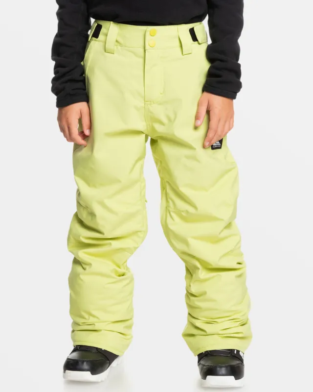 Boys 8-16 Estate Snow Pants - Celery Green sold by Quiksilver