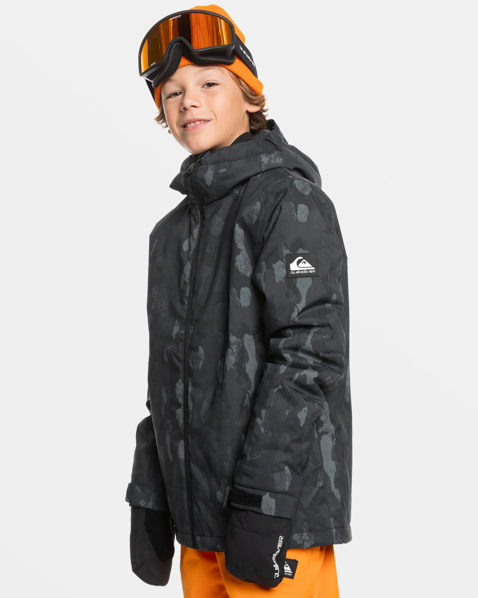 Boys 8-16 Mission Snow Jacket - Nature Zoom Dark Shadow sold by Quiksilver product image thumbnail 4