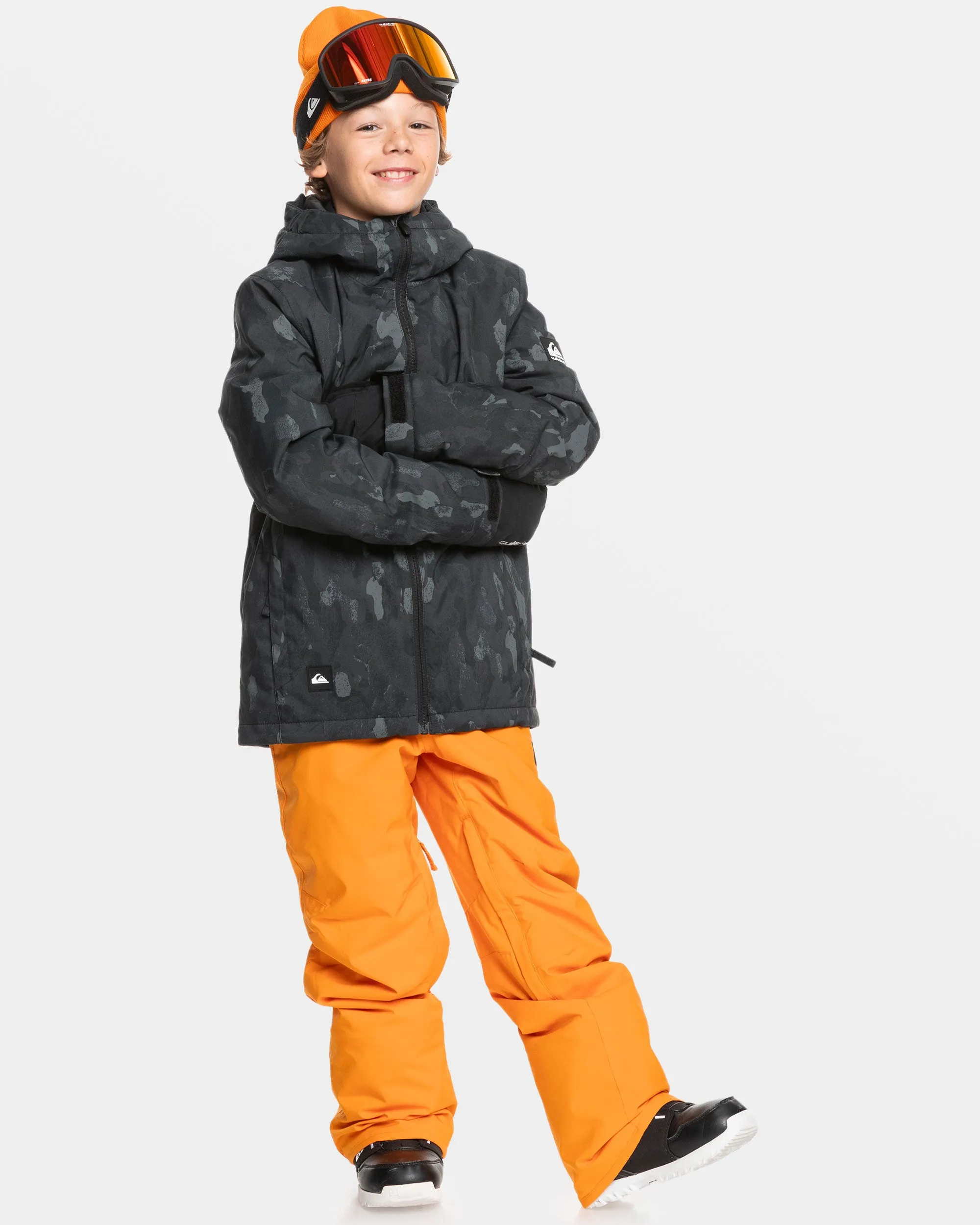 Boys 8-16 Mission Snow Jacket - Nature Zoom Dark Shadow sold by Quiksilver product image thumbnail 3