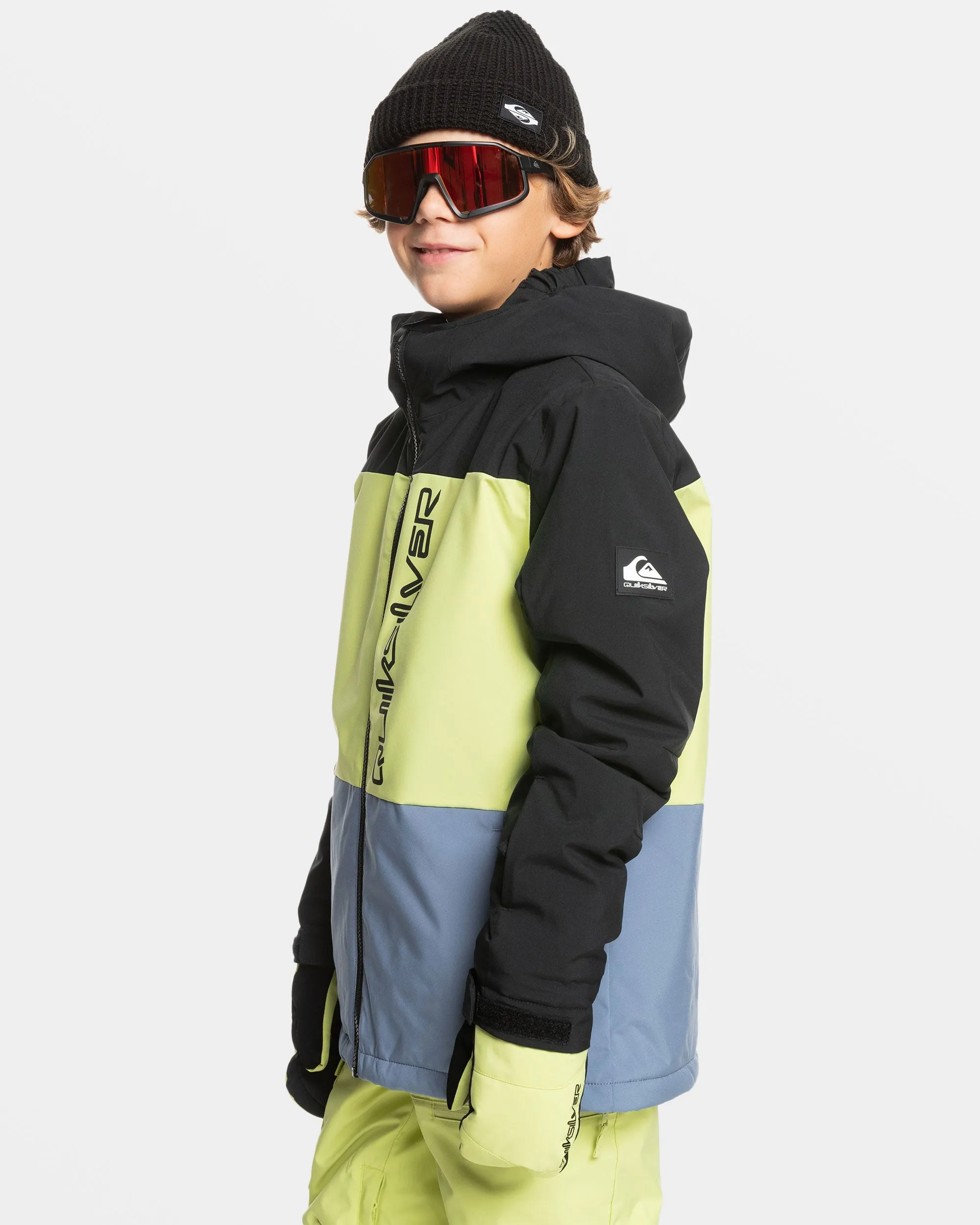 Boys 8-16 Side Hit Snow Jacket - True Black sold by Quiksilver product image thumbnail 5