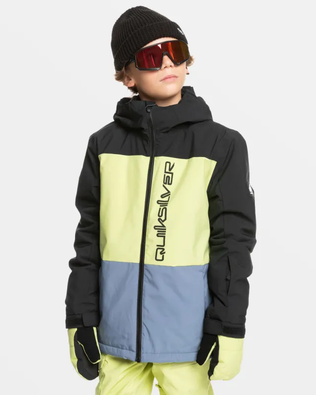 Boys 8-16 Side Hit Snow Jacket - True Black sold by Quiksilver