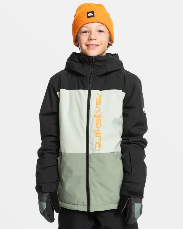 Boys 8-16 Side Hit Snow Jacket - Sea Spray sold by Quiksilver