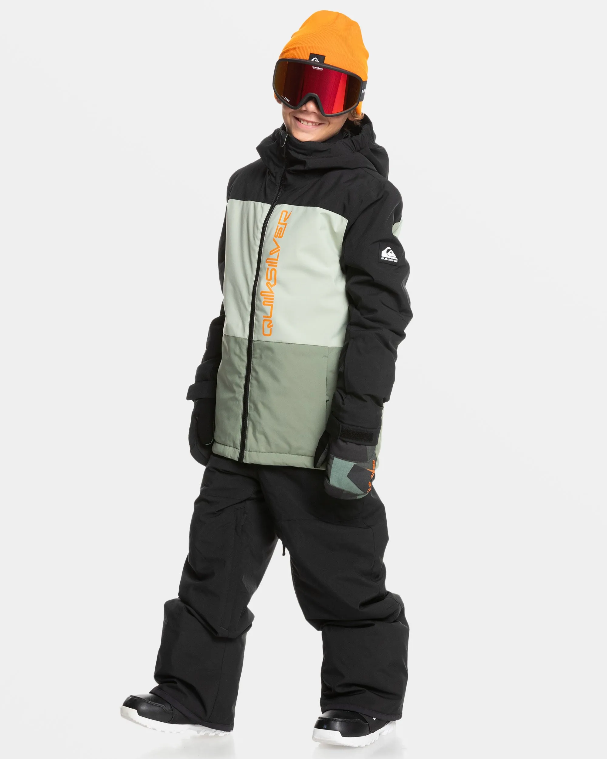 Boys 8-16 Side Hit Snow Jacket - Sea Spray sold by Quiksilver product image thumbnail 4