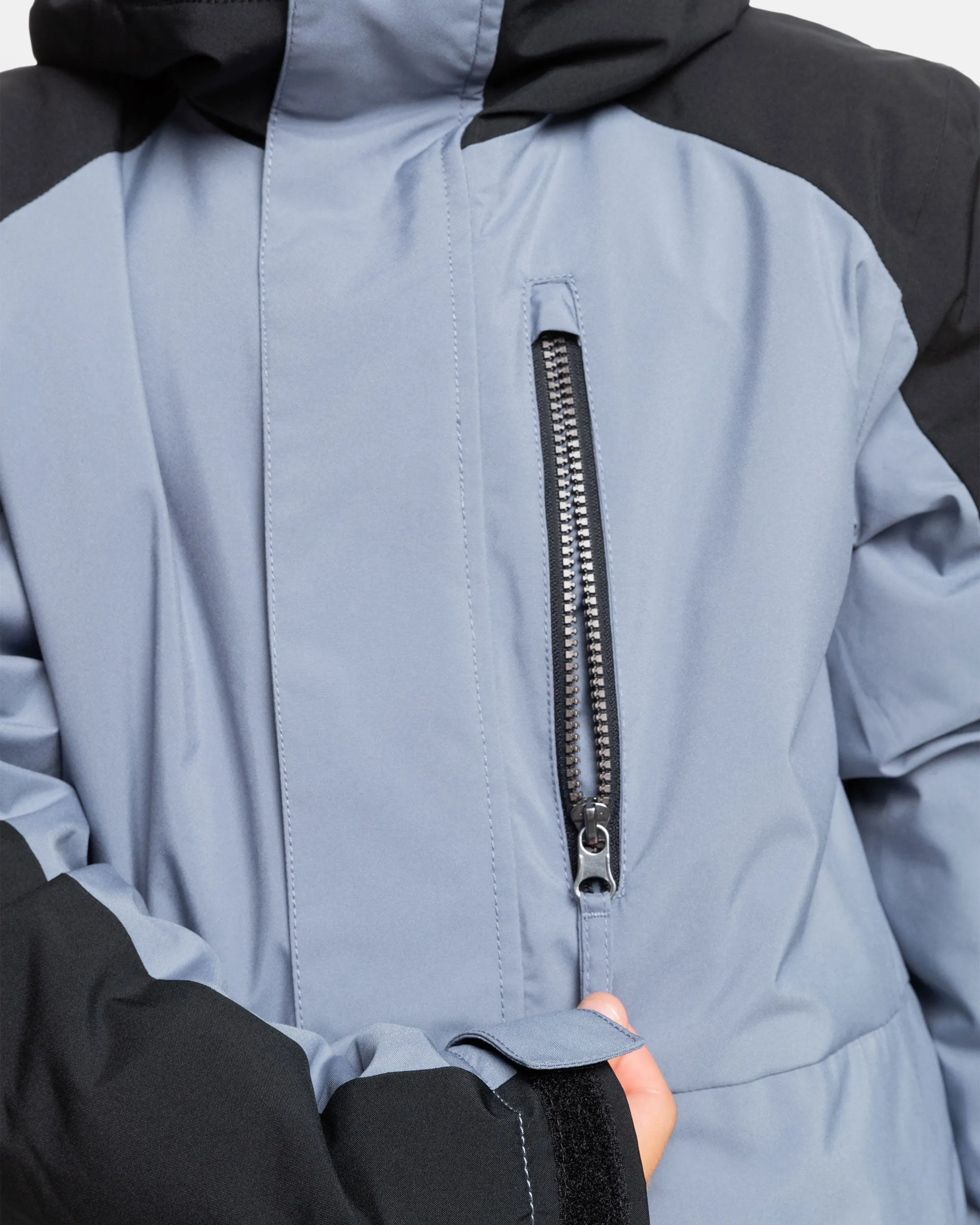 Boys 8-16 Mission Block Technical Snow Jacket - Flint Stone sold by Quiksilver product image thumbnail 3