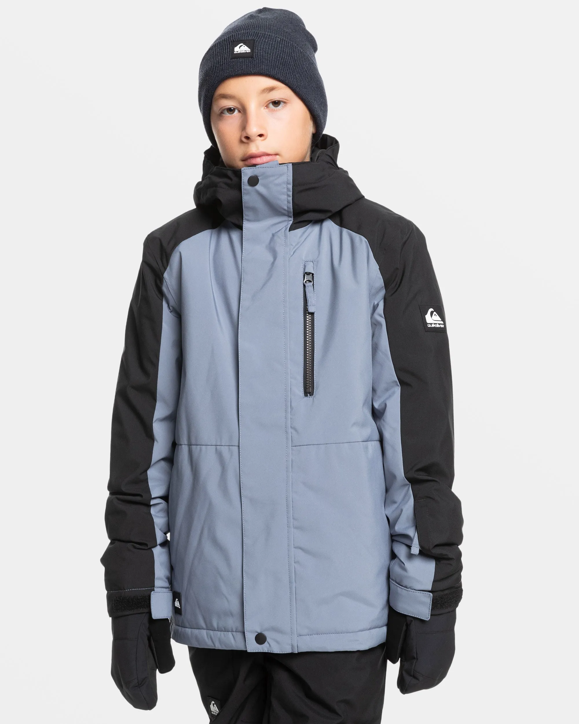 Boys 8-16 Mission Block Technical Snow Jacket - Flint Stone sold by Quiksilver