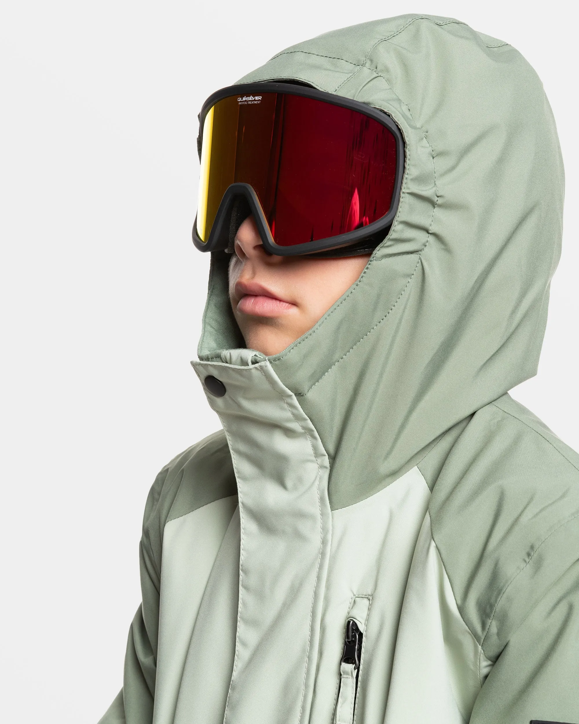 Boys 8-16 Mission Block Technical Snow Jacket - Desert Sage sold by Quiksilver product image thumbnail 5