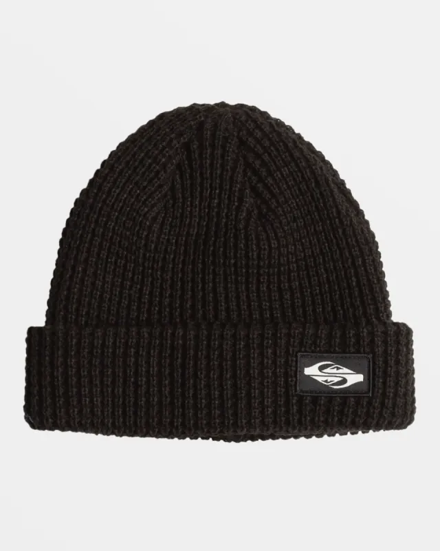 Boys 8-16 Tofino Cuff Beanie - True Black sold by Quiksilver