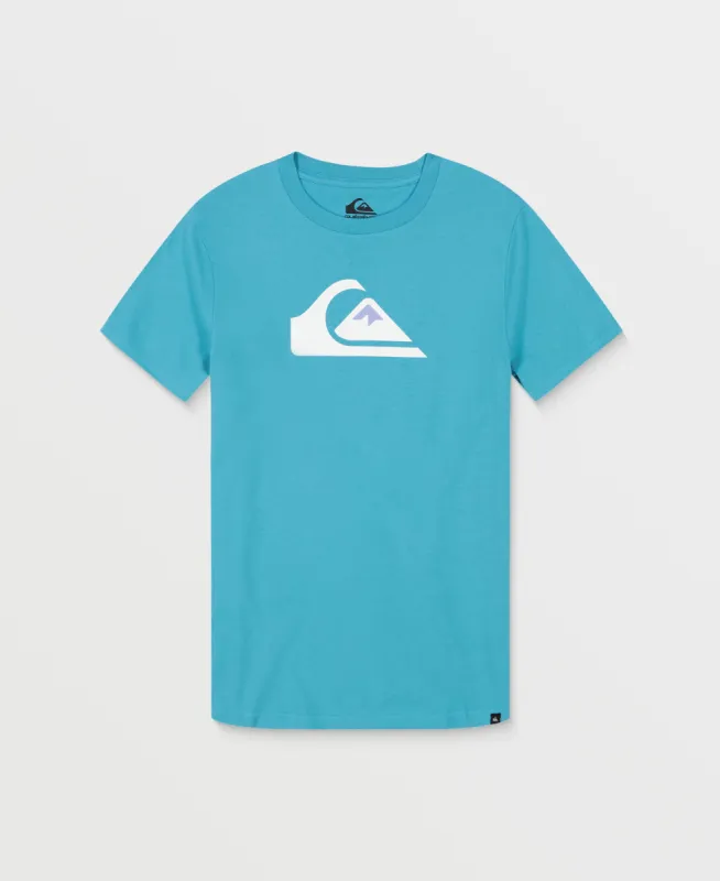 Boys 8-16 Comp Logo T-Shirt - Maui Blue sold by Quiksilver
