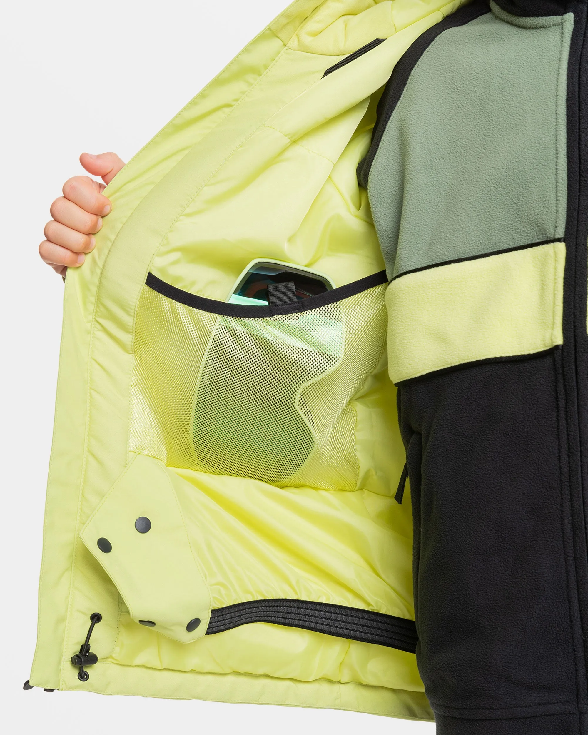 Boys 8-16 High In The Hood Snow Jacket - Celery Green sold by Quiksilver product image thumbnail 5