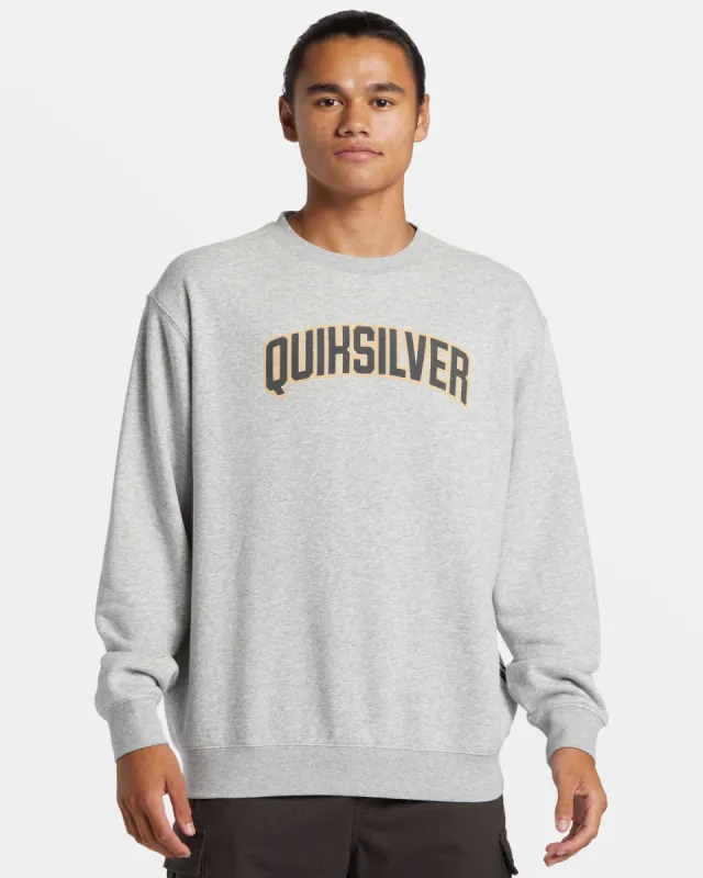 Graphic Crewneck Sweatshirt - Grey Heather sold by Quiksilver